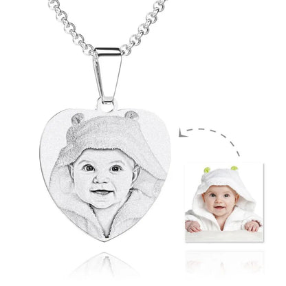Custom Photo Charm Necklace