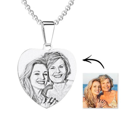 Custom Photo Charm Necklace