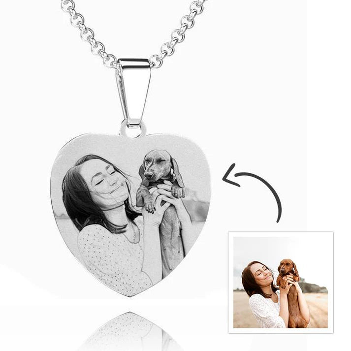 Custom Photo Charm Necklace