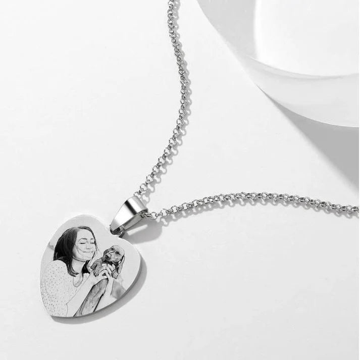 Custom Photo Charm Necklace
