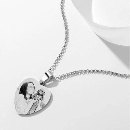 Custom Photo Charm Necklace