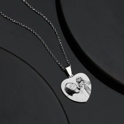 Custom Photo Charm Necklace