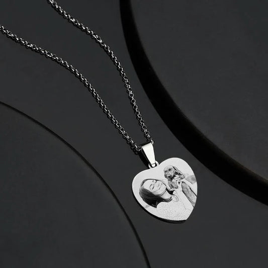 Custom Photo Charm Necklace